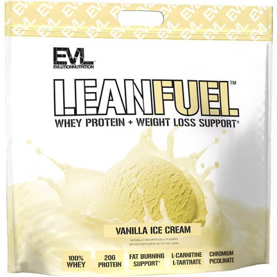 Evlution Nutrition Lean Fuel Whey - Protein & Fat Burner - Vanilla - 4lb | Target