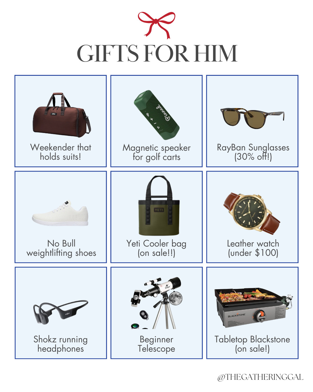 Gifts for Him! 

 

#LTKCyberWeek #LTKGiftGuide #LTKHoliday