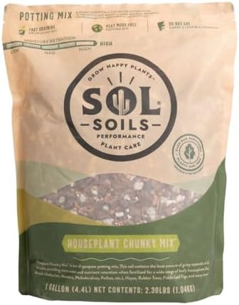 Houseplant Chunky Mix - Fast Draining, Chunky Soil Mix for Indoor Plants - 1 Gallon - Coco Coir, ... | Amazon (US)