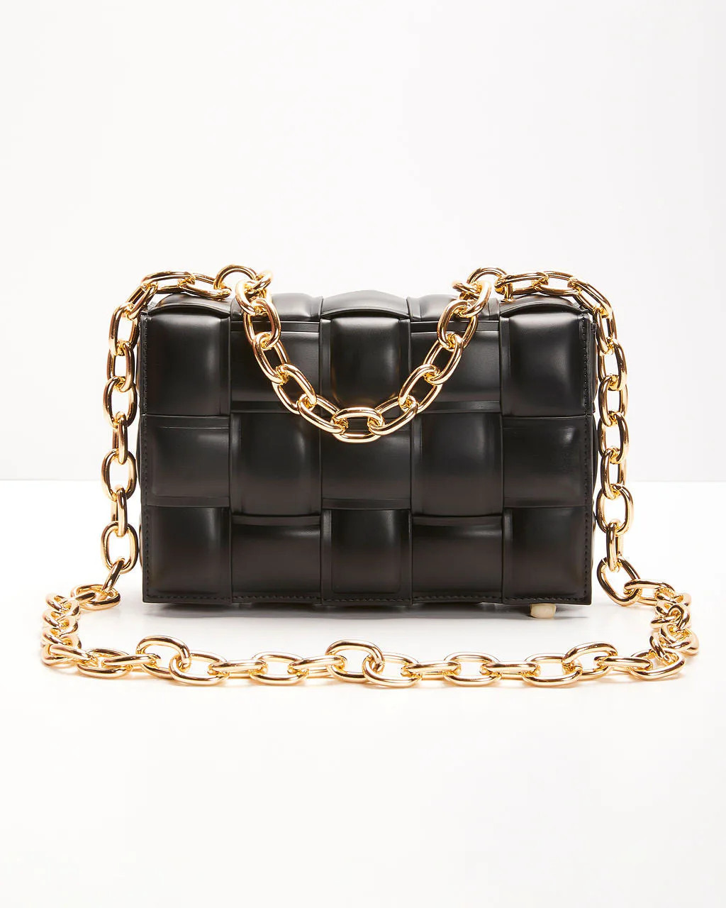 Desire Padded Woven Chain Handbag | VICI