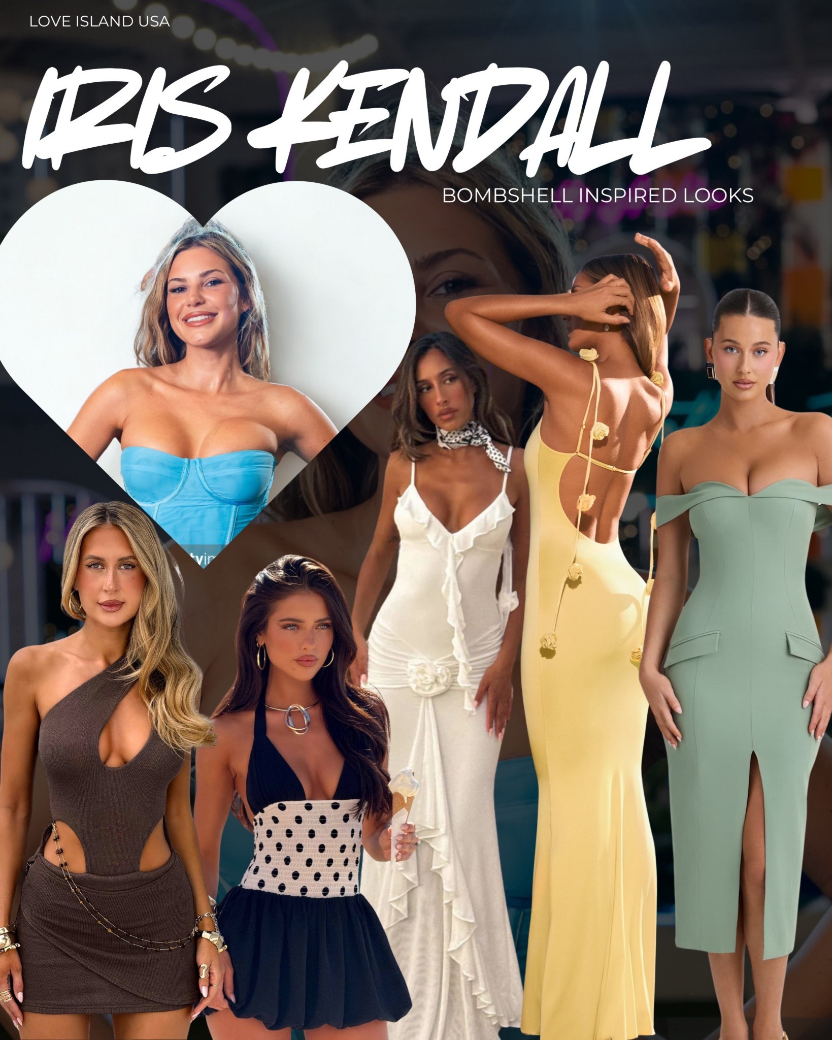 💫 IRIS KENDALL INSPIRED LOOKS 💫
If you’re loving Iris’s elegant, flirty, and ultra-feminine style on Love Island USA, these dresses are for YOU 💋 From curve-hugging silhouettes to soft pastels and romantic details, these picks give total bombshell vibes — just like Iris!

🩵 Ruffles, rosettes, and sweetheart necklines
👠 Perfect for date night, wedding guest, or villa glam
🛍️ Shop all looks now on LTK – linked + under $100!

✨ Styled with Iris’s signature charm from Season 7
📺 Love Island USA fashion lovers — don’t miss this drop!

#LoveIslandUSA #IrisKendall #LoveIslandFashion #LTKSeason7 #BombshellStyle #IrisInspired #LTKUnder100 #DateNightLooks #VillaVibes #LTKFinds #LTKDresses #WeddingGuestDress #LoveIslandStyle #IslandGlam

#LTKParties #LTKStyleTip #LTKWedding
