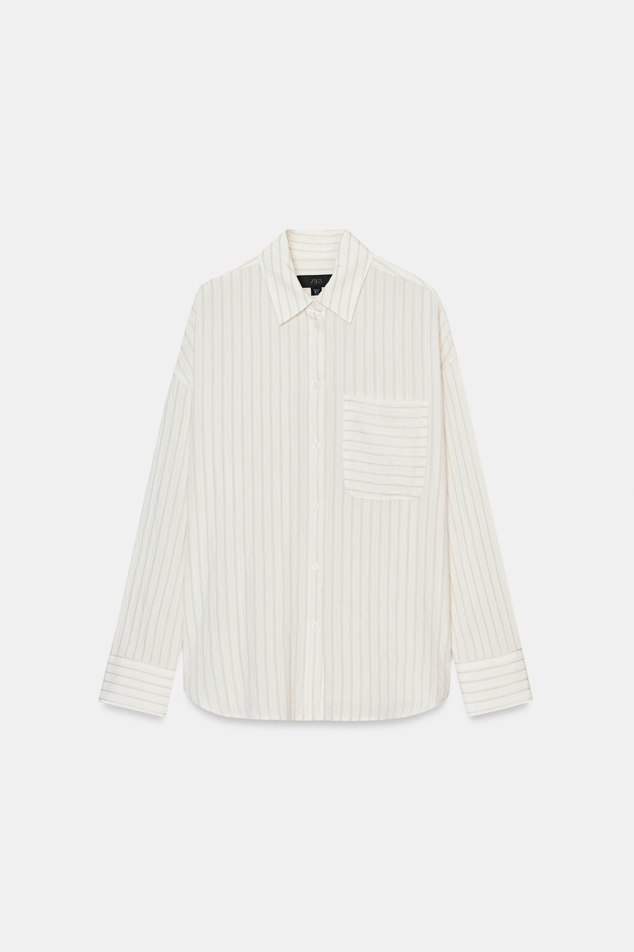 ZW COLLECTION FLOWING STRIPED SHIRT | Zara DE
