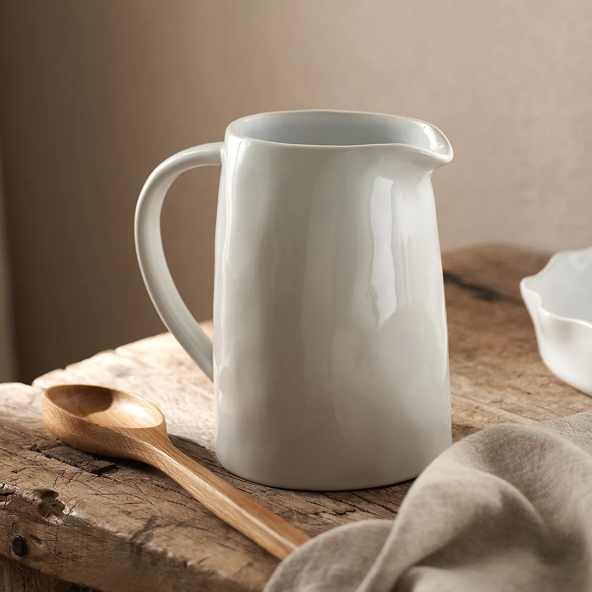 The White Company Portobello Jug - Large, White, Size: One Size | The White Company UK & ROW