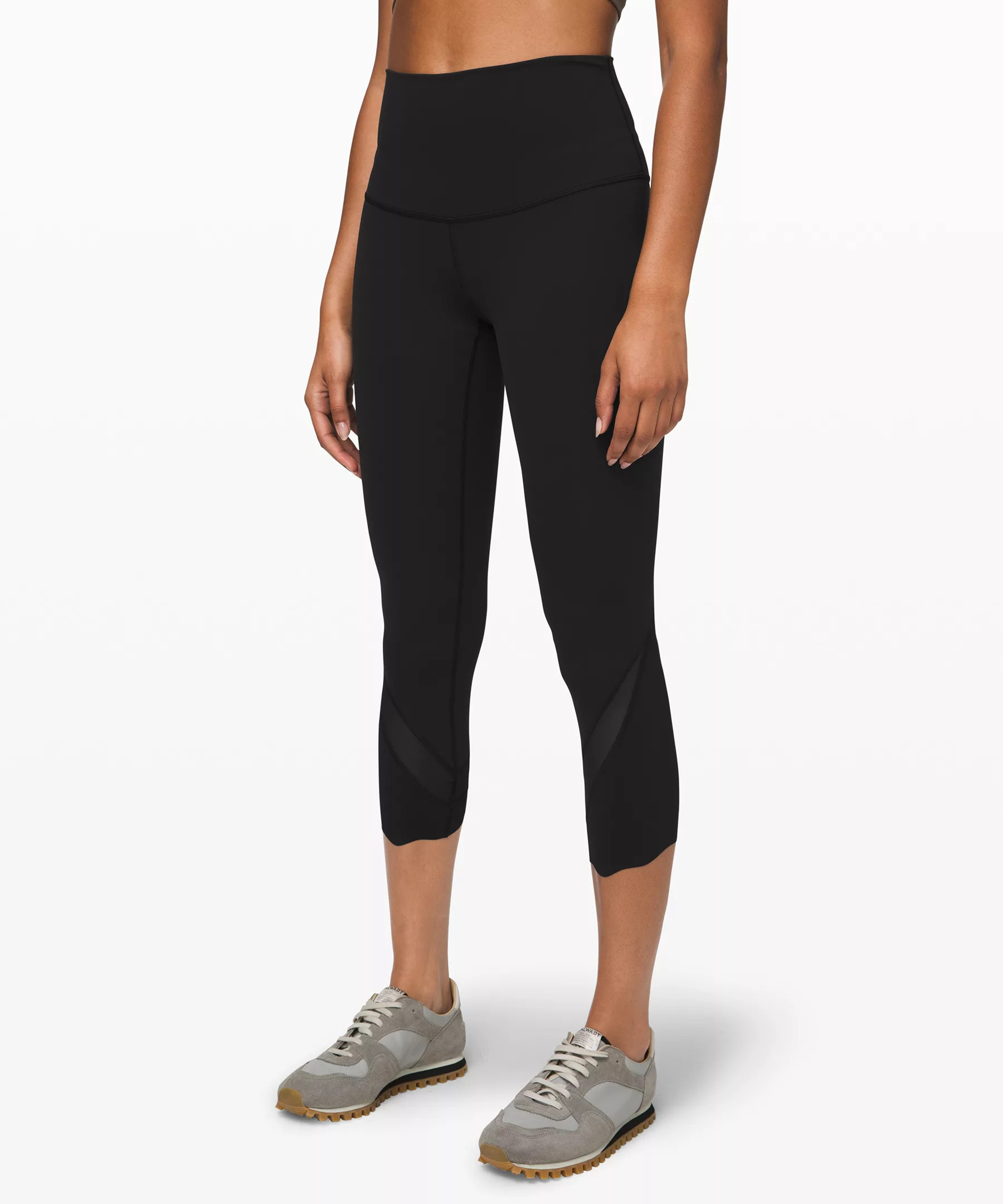 Wunder Under Crop High-Rise Roll Down Scallop Luxtreme 23" | Lululemon (US)