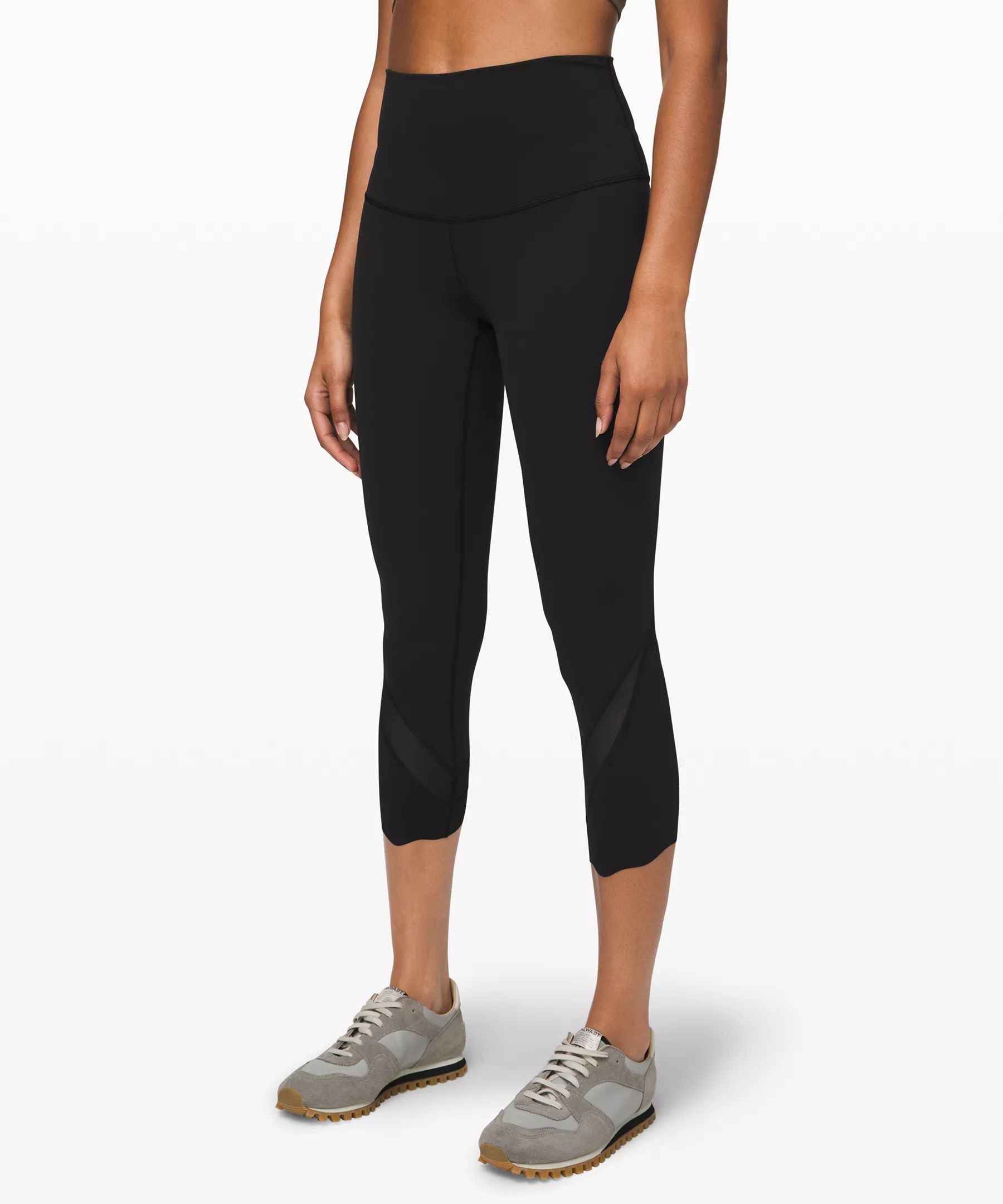 Wunder Under Crop High-Rise Roll Down Scallop Luxtreme 23" | Lululemon (US)