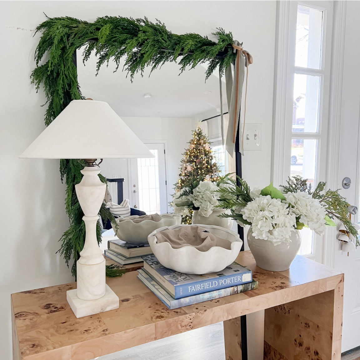 Entry table is in its Christmas era now!  

#LTKhome #LTKHoliday
