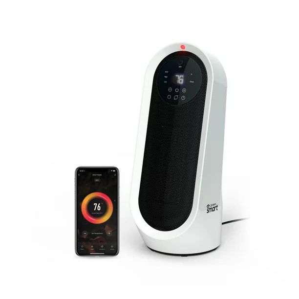 Atomi Smart Wifi 1500W Oscillating Ceramic Portable Personal Tabletop Heater - Walmart.com | Walmart (US)