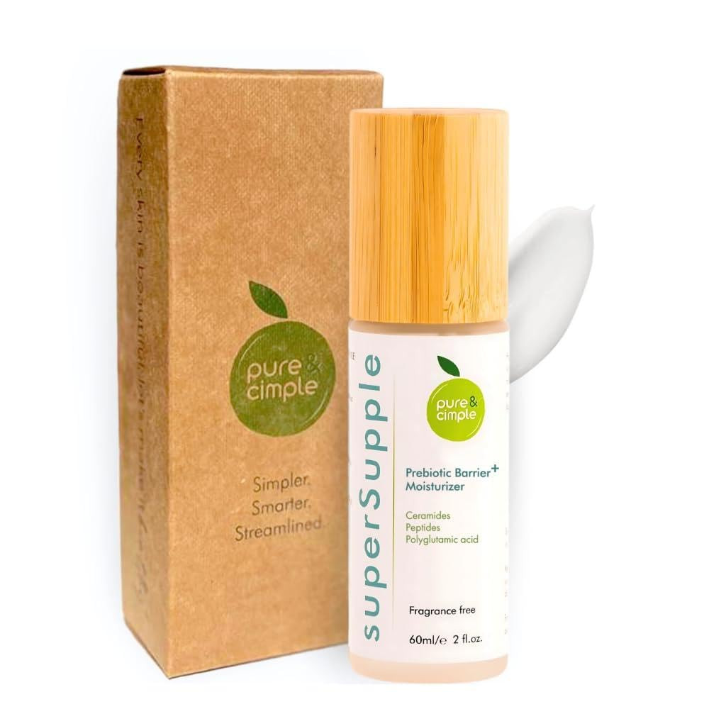 superSupple Barrier Repair Moisturizer - Hydrating Organic Ceramide Repair Face Cream for Dry, Se... | Amazon (US)