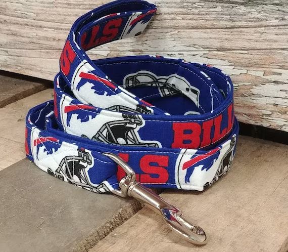 Buffalo Bills dog collar, Buffalo Bills Martingale dog collar, Buffalo Bills dog collar and leash... | Etsy (US)
