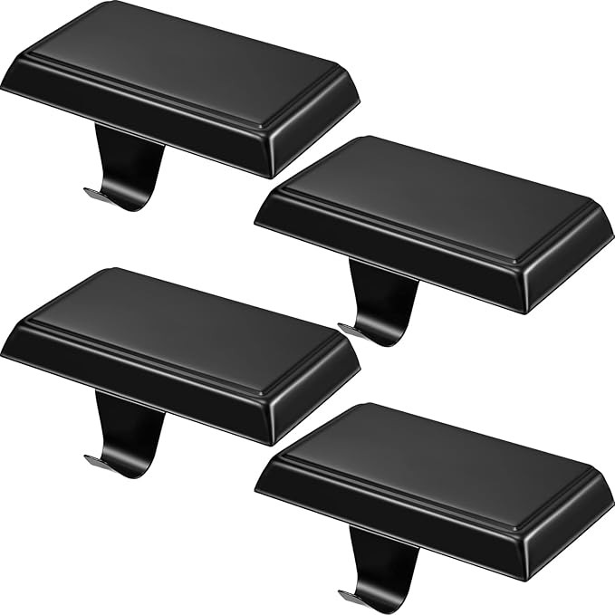 Amazon.com: Zhengmy Christmas Stocking Holders Mantel Stocking Hangers Metal Hanging Hooks Stocki... | Amazon (US)