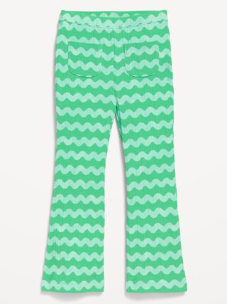 Ribbed Pocket Flare-Leg Pants for Toddler Girls | Old Navy (US)