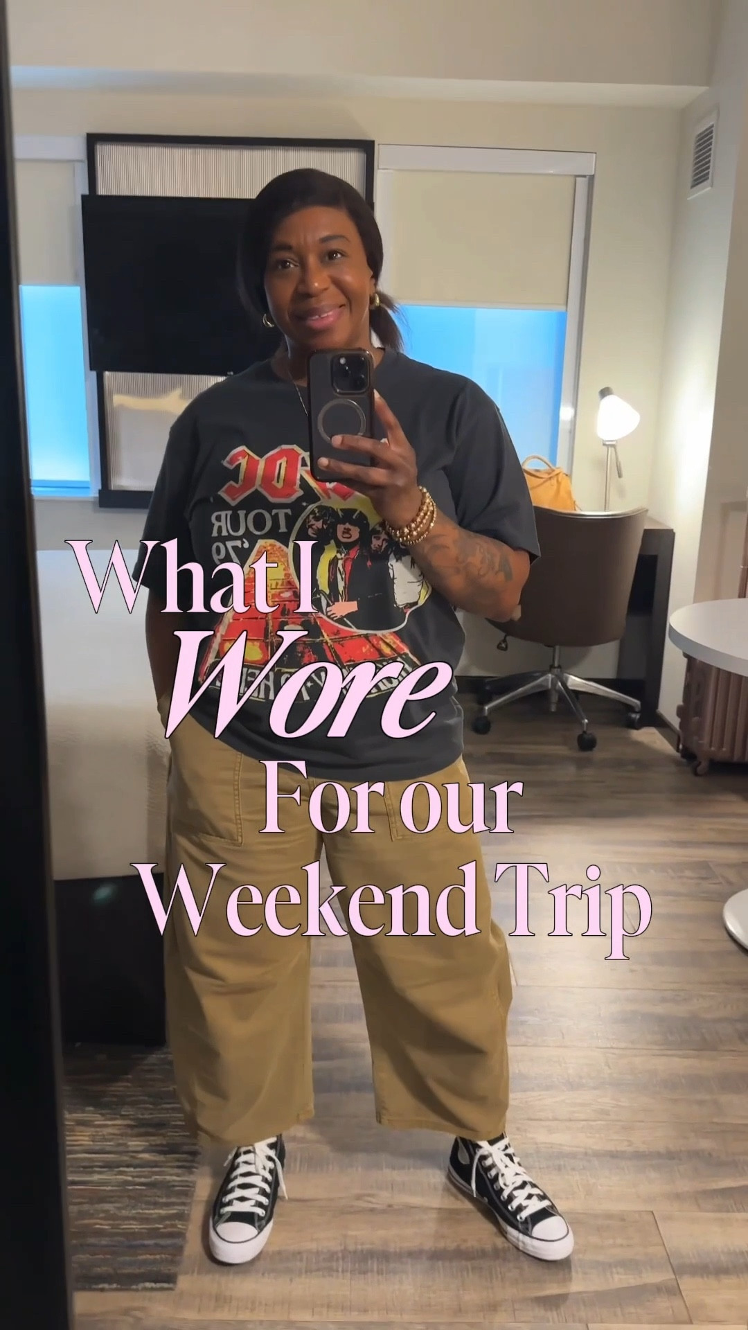 Roadtrip Outfits:
Graphic Tee is Large
Striped Tees are Medium (run big)
Barrel Jeans are size 33
Black Barrel pants are Medium (run big)
Kicks are a size 8


#LTKootd #LTKPetite #LTKMidsize