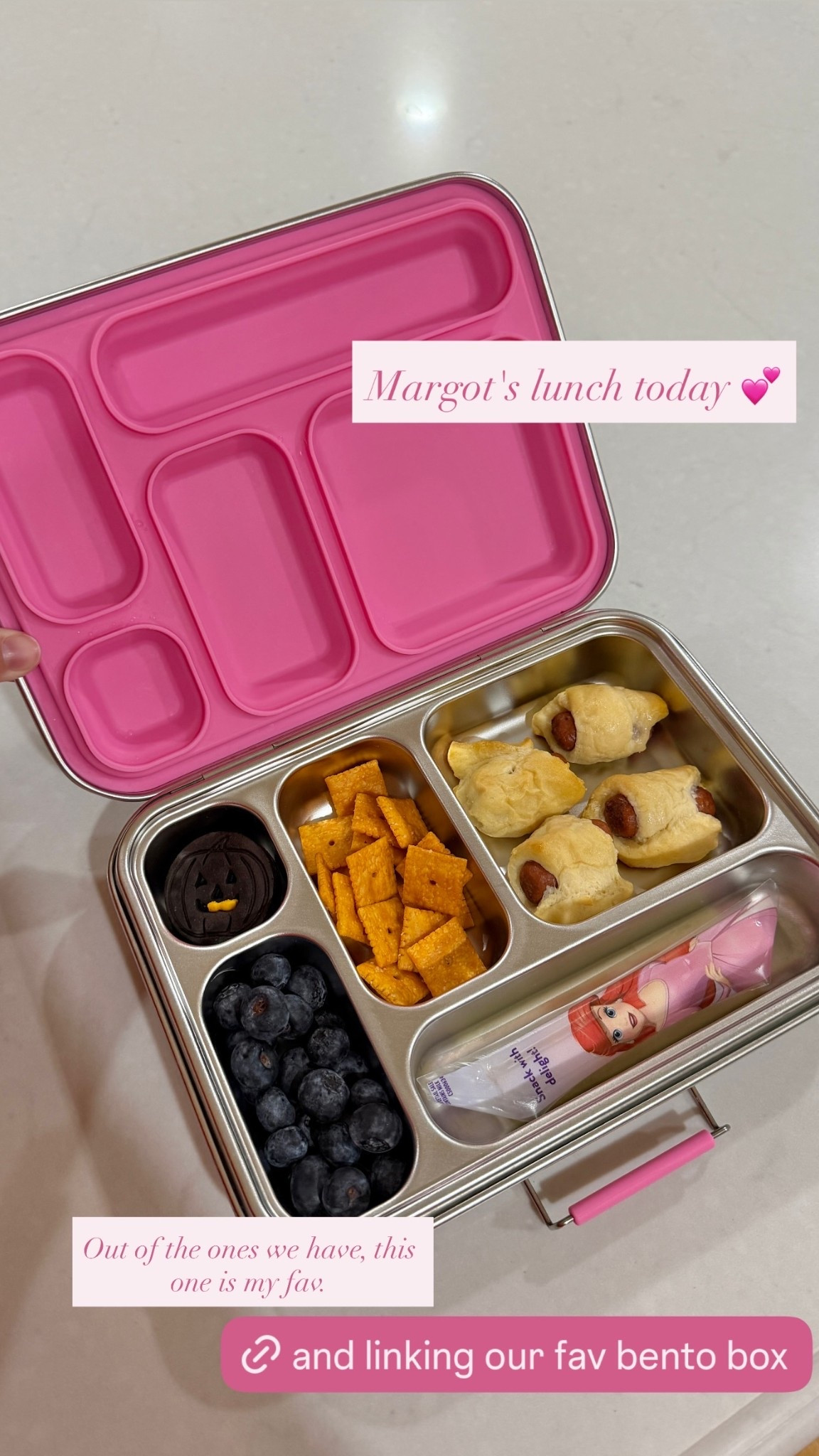 Margot's lunch today 💕 Out of the ones we have, this one is my fav.