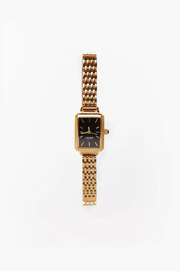 CENDRE MAISON GOLD/BLACK WATCH | DISSH