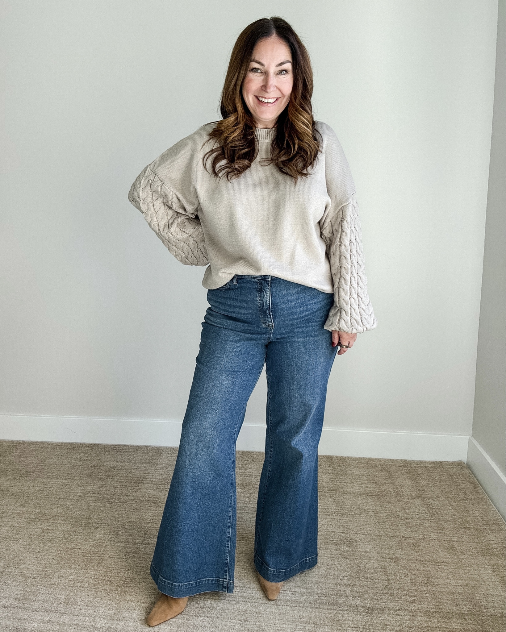 Fall Fashion Staples // wearing large in sweater 32 in jeans #falloutfit #sweaterweather #fallcasualoutfit #fallsweater #sweaterweather 

 

#LTKSaleAlert #LTKMidsize #LTKFindsUnder50