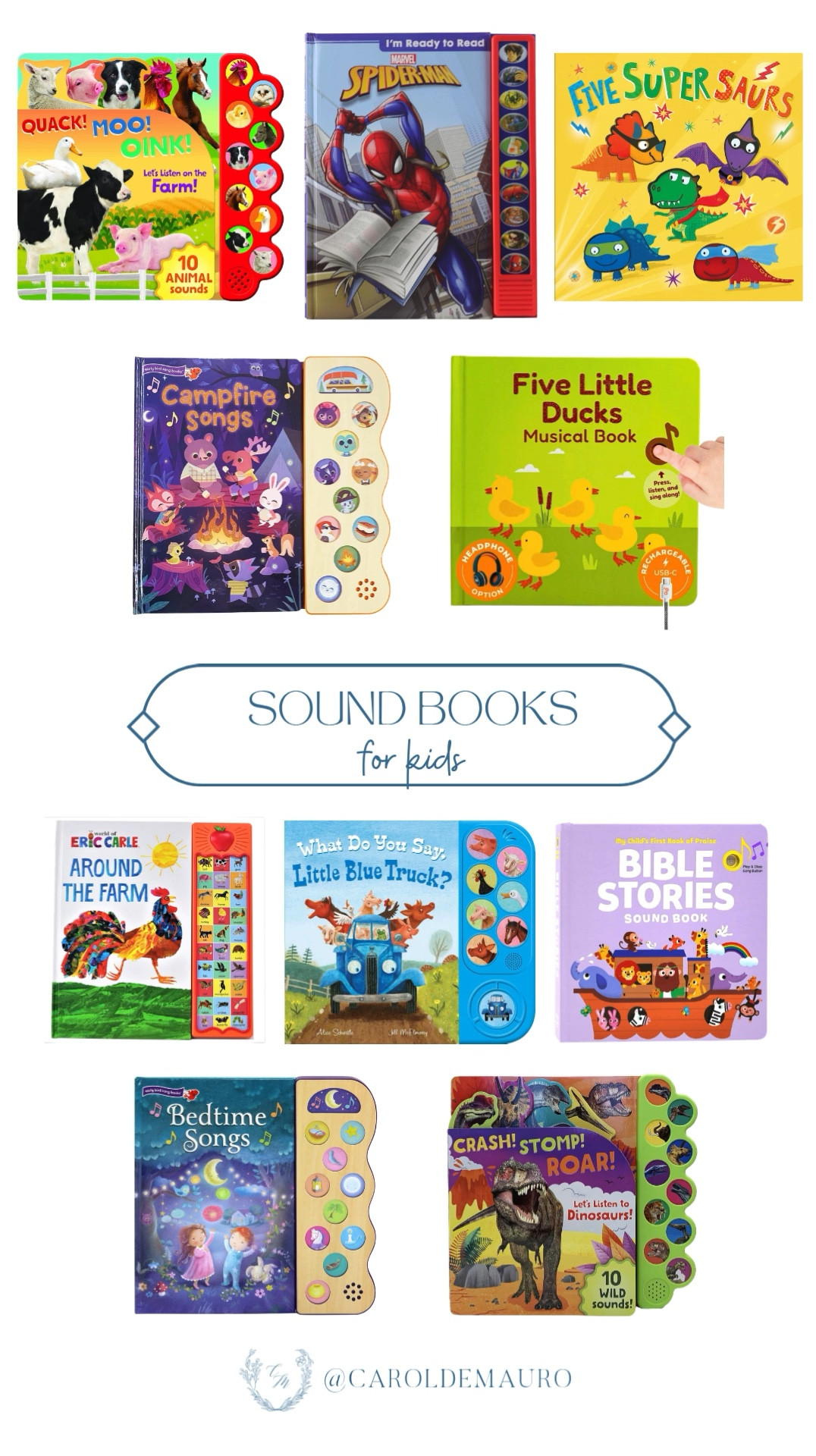 Looking for a mess-free way to entertain the kids? These interactive sound books are a must-have for your toddler's library. They’re perfect for keeping little hands busy while sparking a love for reading.

sensory play, early learning, interactive reading, toddler activities, speech development, learning through play, educational toys, kids books

#LTKKids #LTKSeasonal #LTKHome