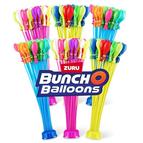 Bunch O Balloons Crazy Color by ZURU, 200+ Rapid-Filling Self-Sealing Water Balloons for Outdoor Family, Friends, Children Summer Fun, Amazon Exclusive (6 Pack) | Amazon (US)