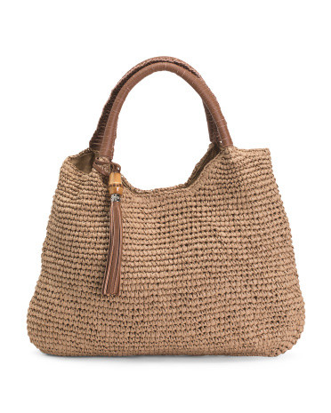 Handmade Straw Tote | TJ Maxx