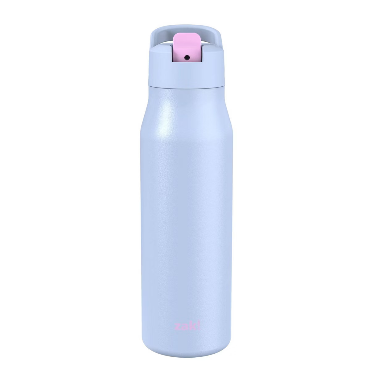 Zak Designs 20 fl oz Double Walled Stainless Steel Tranquility Insulated Straw Bottle | Target