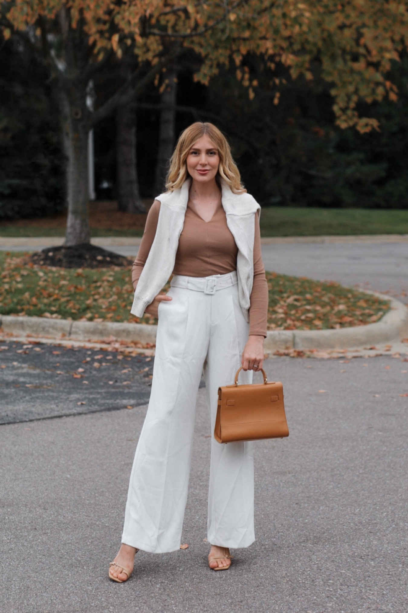 Chicwish neutral fall outfit 

#LTKCon #LTKstyletip #LTKworkwear