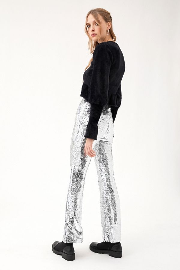 UO Emma Sequin Flare Pant | Urban Outfitters (US and RoW)