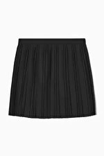 PLEATED WOOL-BLEND MINI SKIRT | COS (US)