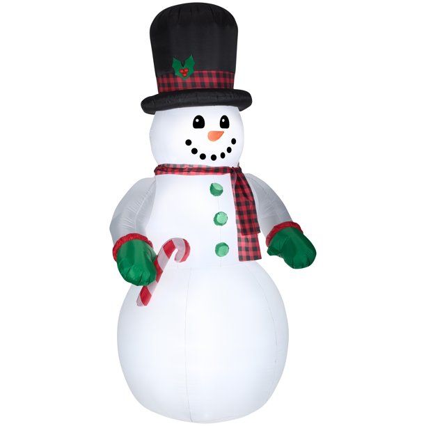 Holiday Time 10ft Snowman Inflatable | Walmart (US)