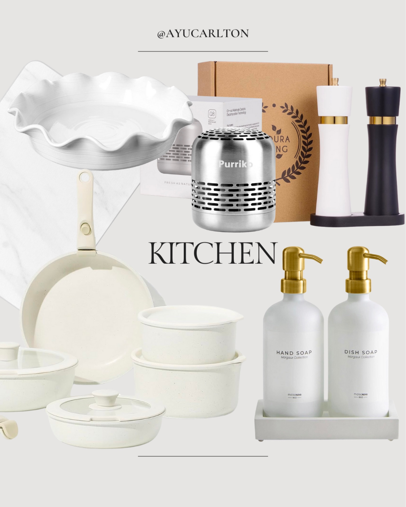 Amazon Kitchen Finds

Pots and pans, pie dishes, salt and pepper shaker, soap dispensers, Amazon Prime Big Deals

#LTKhome #LTKxPrime #LTKover40