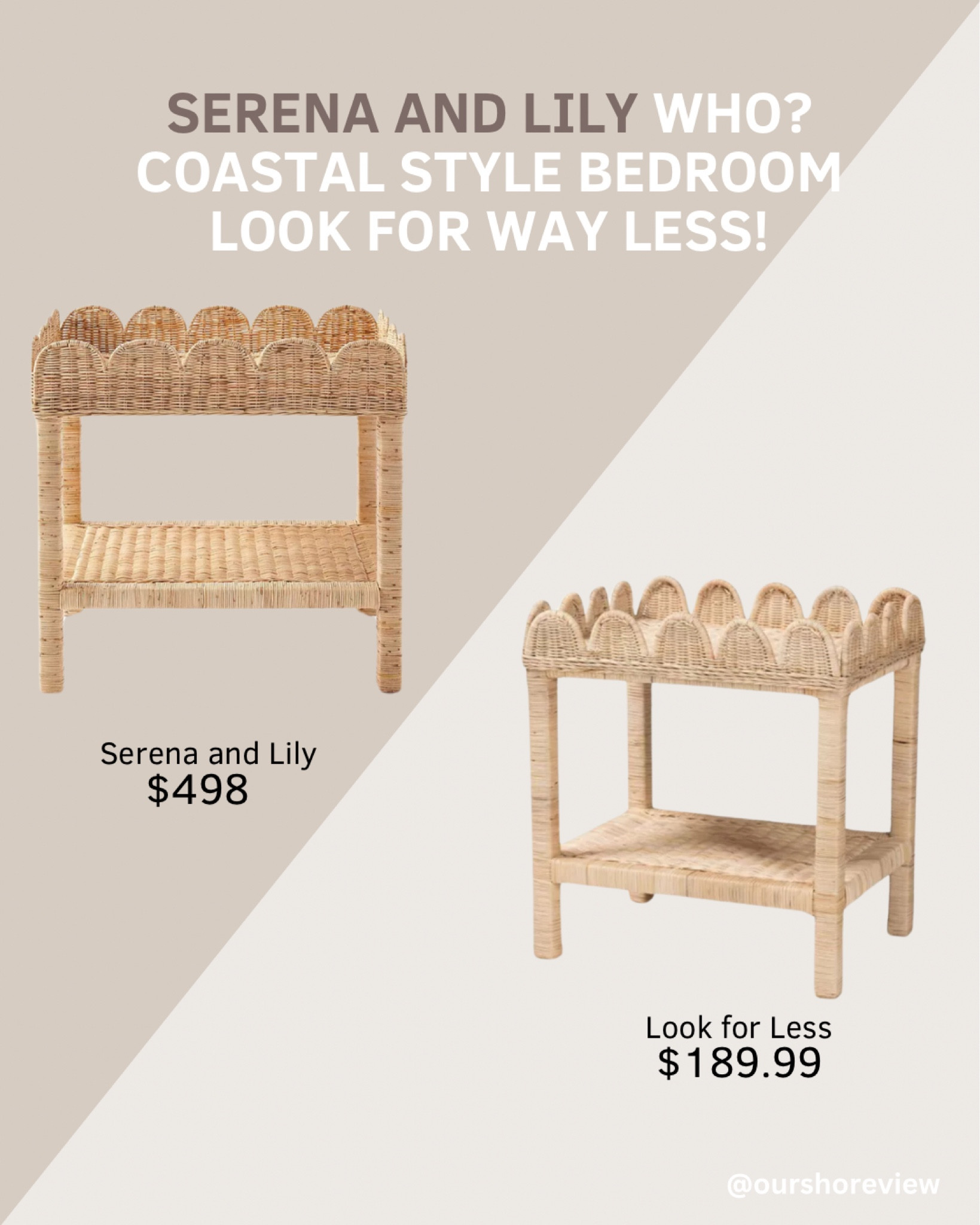 Love the Serena and Lily look but not the price? Discover this stunning coastal style bedside table dupe that brings designer charm to your bedroom for less. This affordable look-for-less find perfectly captures the breezy, sophisticated vibe of Serena and Lily decor without the huge price tag. Upgrade your bedroom with this stylish and budget-friendly alternative today!

#LTKStyleTip #LTKSaleAlert #LTKHome