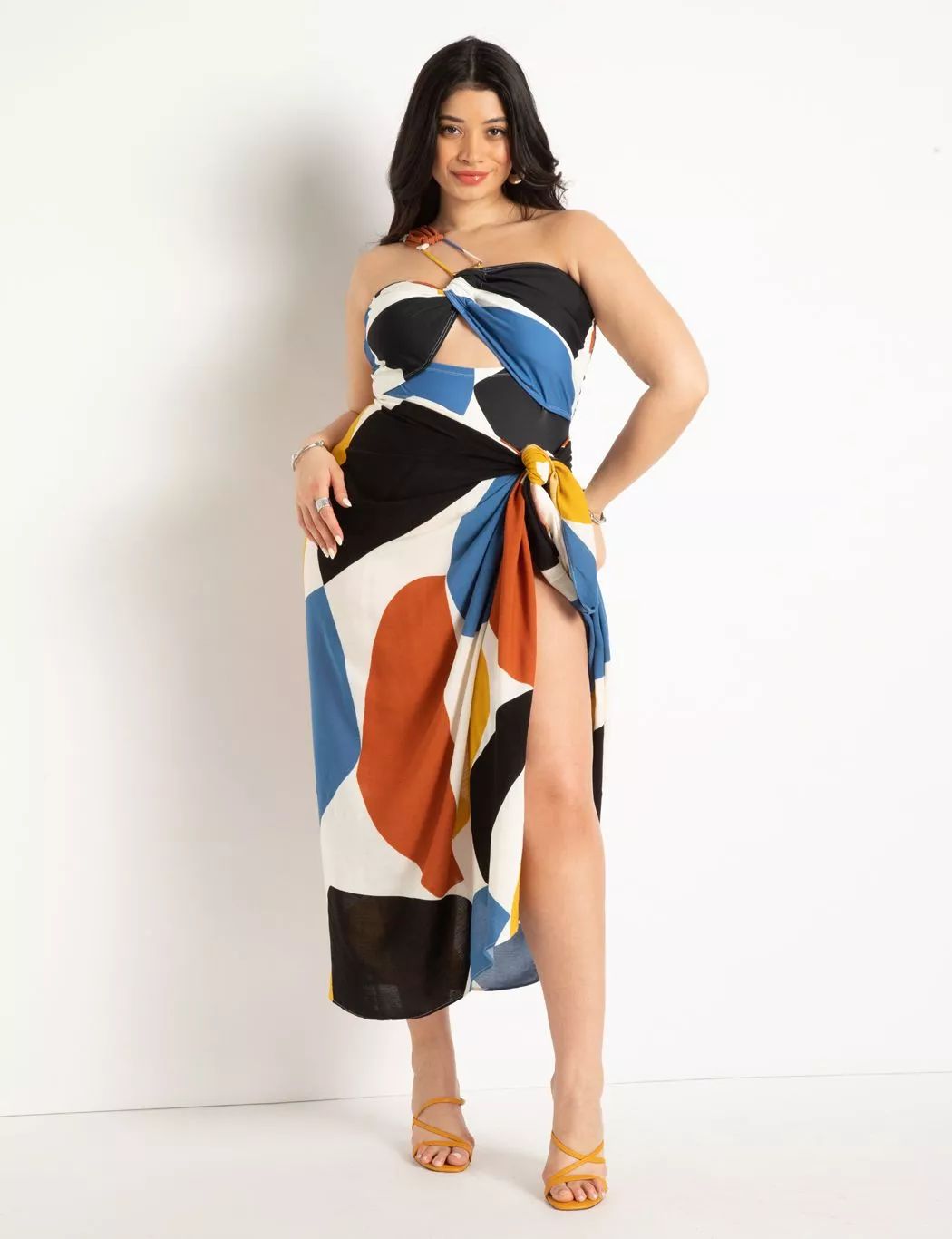 Sarong Wrap Coverup Skirt | Eloquii