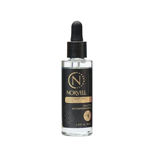 Norvell Clear Self-Tanning Drops, 1 fl oz – Customize Your Glow by Mixing These Bronzing Drops with Your Favorite Facial or Body Moisturizer – Easy to Use Clear Self-Tanner with No Color Transfer | Amazon (US)
