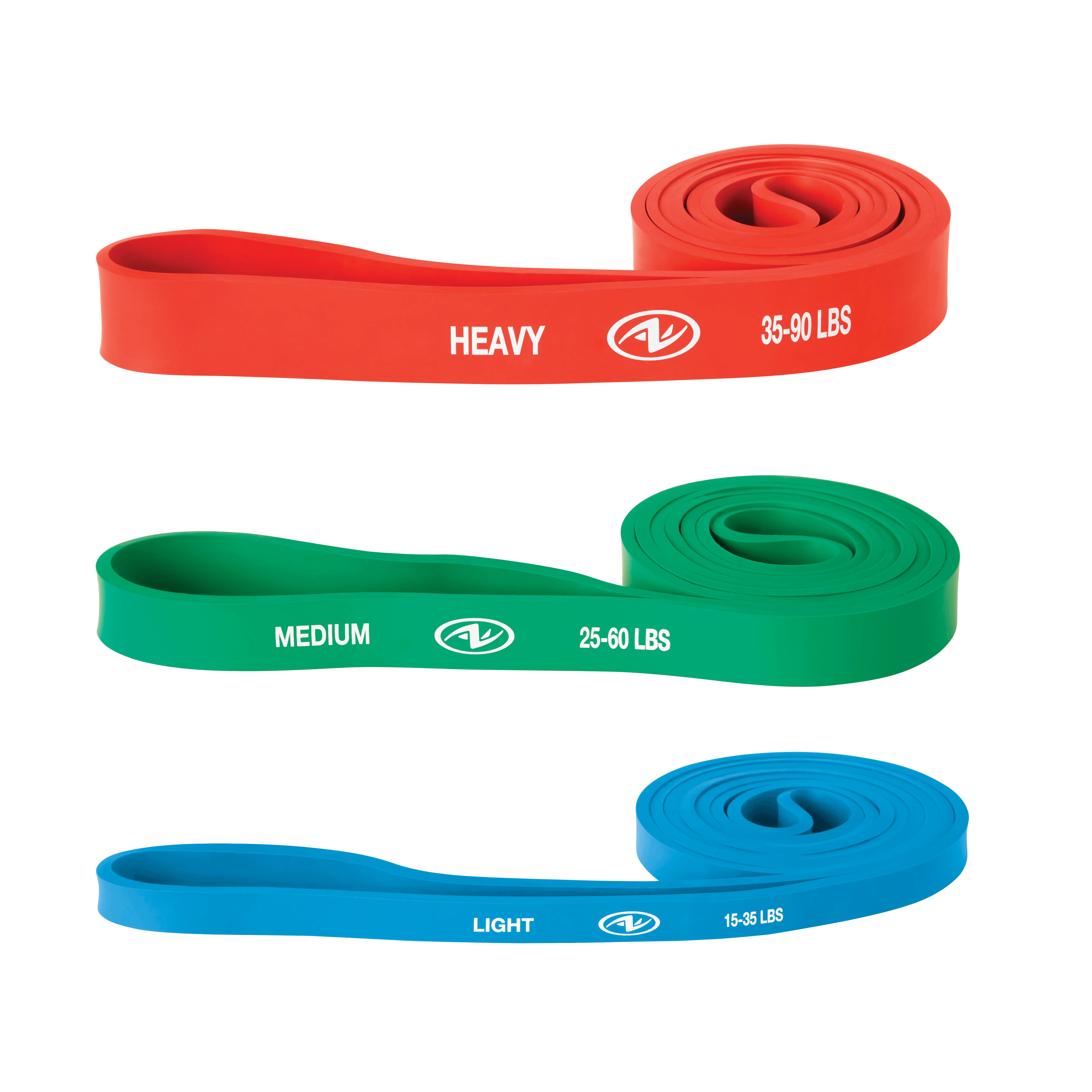Athletic Works Resistance Bands, Latex Free Material, Set of 3 Levels : Light, Medium, Heavy - Wa... | Walmart (US)