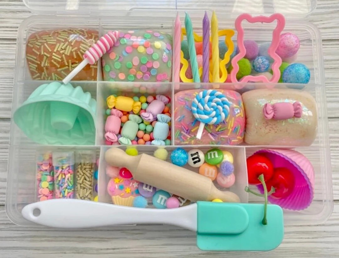 Baking Play Dough Kit, Party Playdough Set, Girls Boys Gift, Magic Kit, Sensory Kit, Toddler Pres... | Etsy (US)