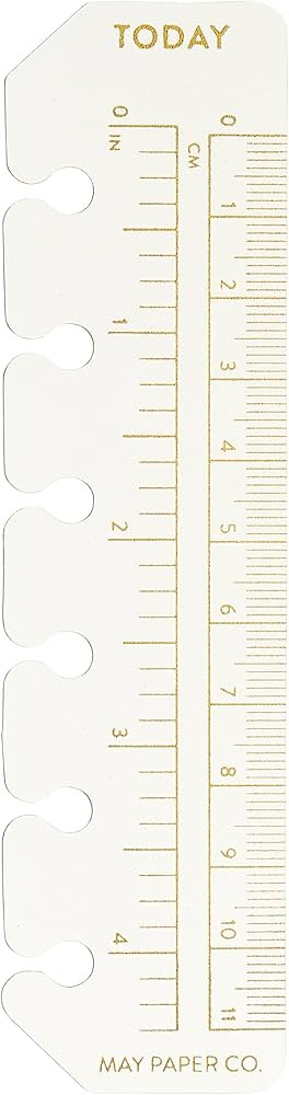 Pocket Today Page Marker Planner Ruler for Pocket Filofax, LV PM agenda 6 ringed agendas (Gold Fo... | Amazon (US)
