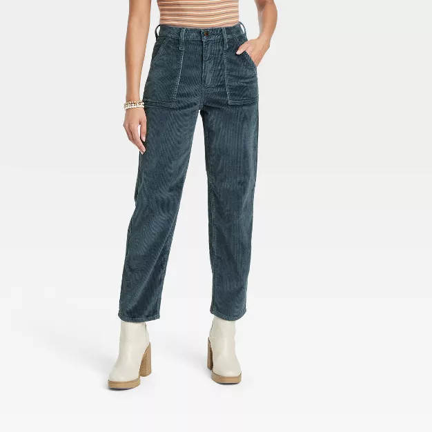 Women's High-Rise Vintage Corduroy Straight Jeans - Universal Thread™ | Target
