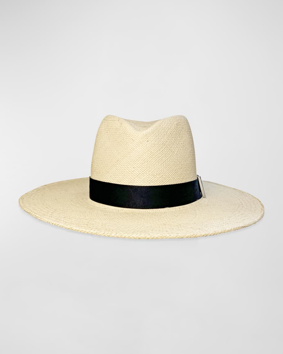 Jeanne Straw Fedora With Band | Neiman Marcus