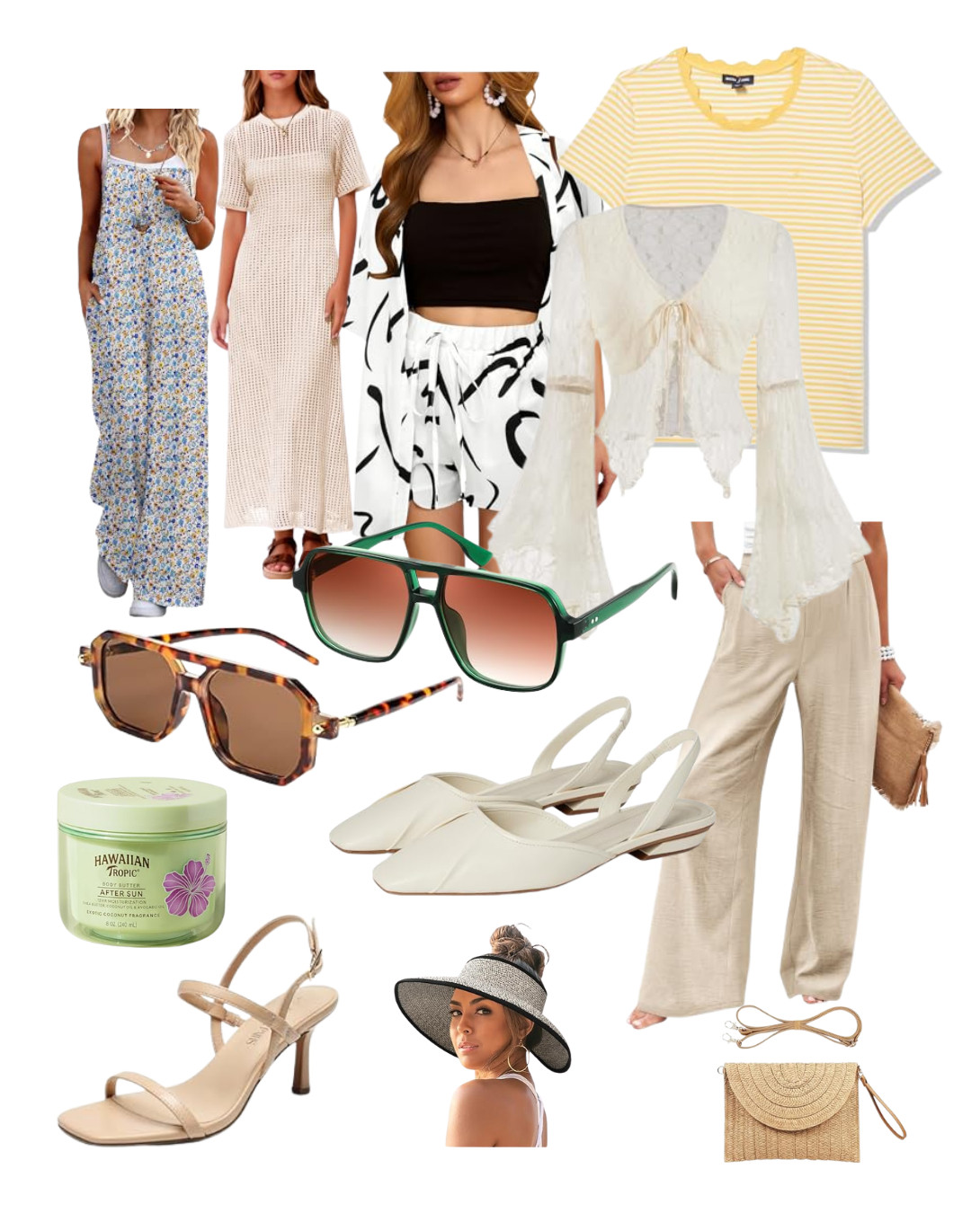 Shop Amazon vacation outfit finds! From beach coverups and crochet dresses to swimsuits, straw hats, sun hats, woven tote bags, gladiator sandals, and more summer-ready essentials! 

 

#LTKFindsUnder50
