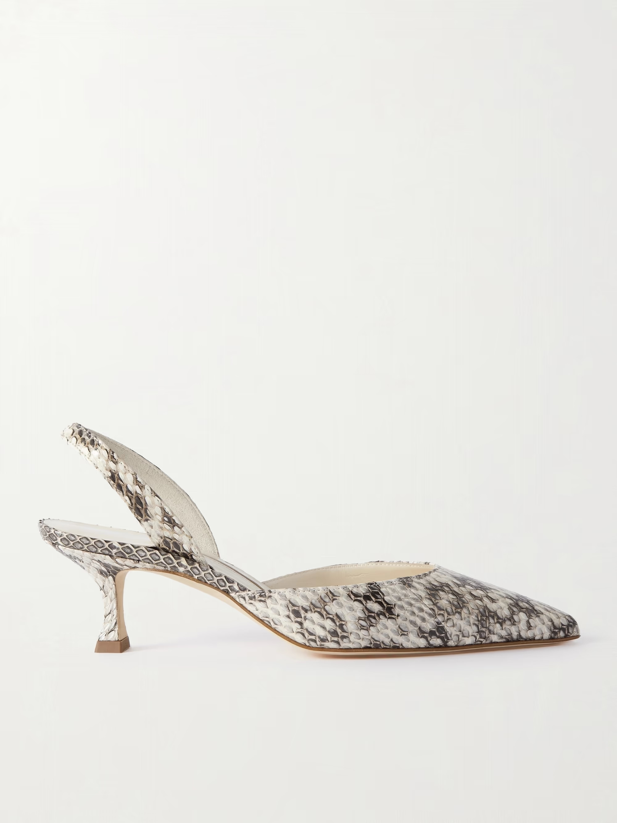 Carolyn 50 elaphe slingback pumps | NET-A-PORTER (US)