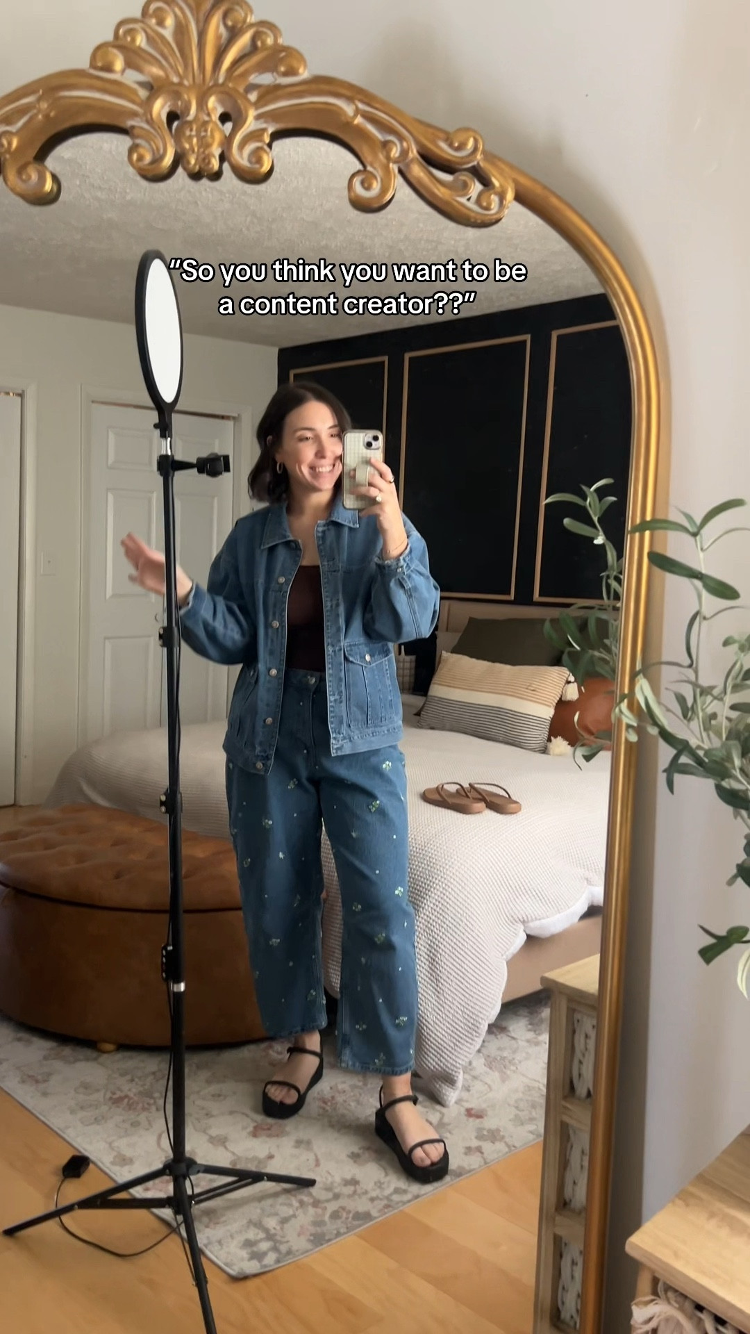 One of my most FAQ! “What do you use to film?” This ring light tripod is everything!!! 
My holy grail, the #1 tool for busy mom creators! 🤳💡

#LTKvlog #LTKdayinmylife #LTKmomlife