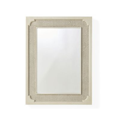 Carved mahogany and handwoven rattan caning create a transitional accent perfect for any space. C... | Frontgate