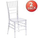Flash Furniture 2 Pk. Flash Elegance Crystal Ice Stacking Chiavari Chair | Amazon (US)