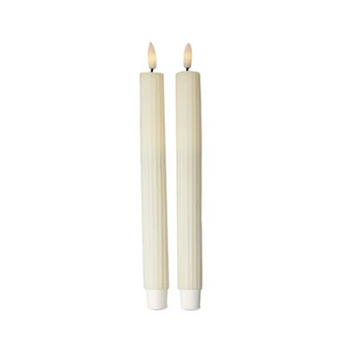 Ribbed Led Tapers S/2 | Wayfair North America