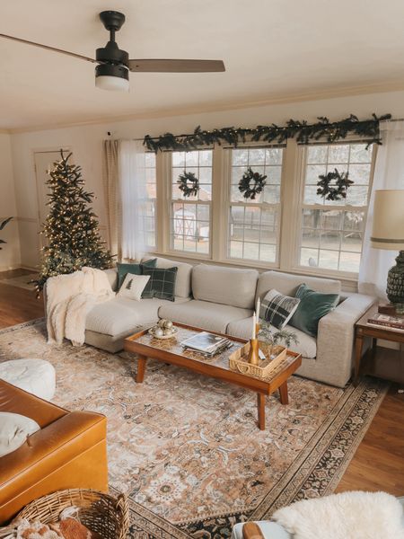 Shop our cozy, festive holiday living room! 🎄🎅🏼🎁⭐️

#LTKhome #LTKHoliday #LTKSeasonal