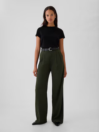 365 High Rise Pleated Trousers | Gap (US)
