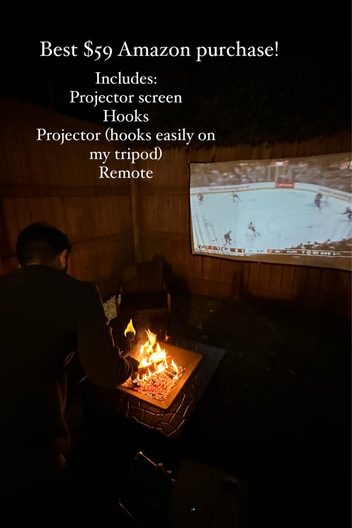 Outdoor projector kit for under $60!!
On sale on Amazon! 
Includes projector, screen, remote and hooks! 

#LTKsalealert #LTKfindsunder100 #LTKparties