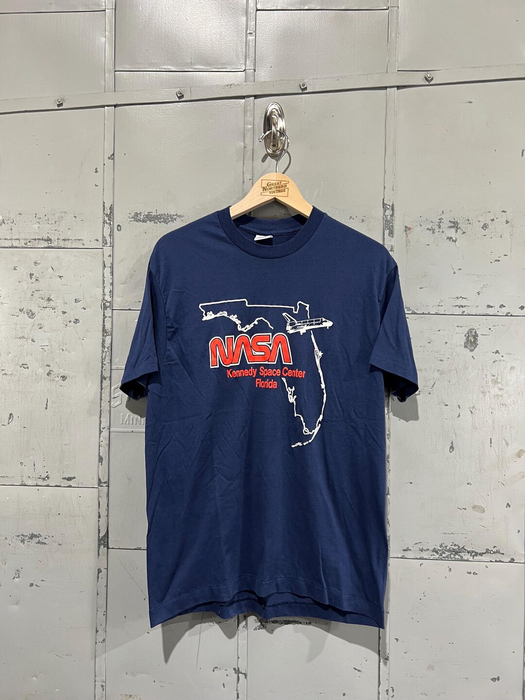 1980s NASA Kennedy Space Center Florida Space Shuttle Graphic 80s Tshirt Size XL - Etsy | Etsy (US)