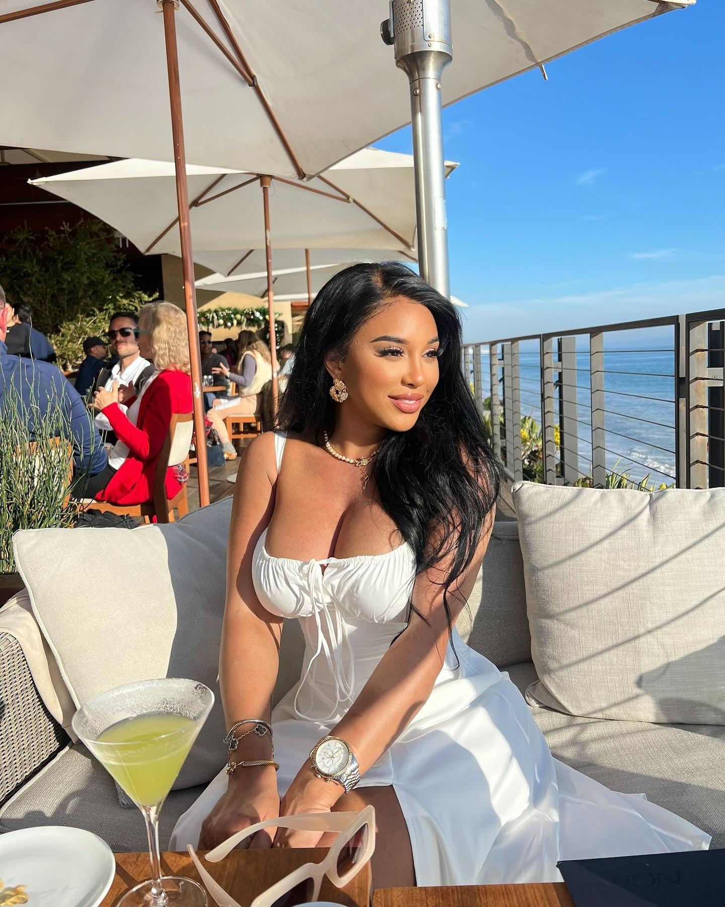 Flowy flirty dress in white - exact dress here