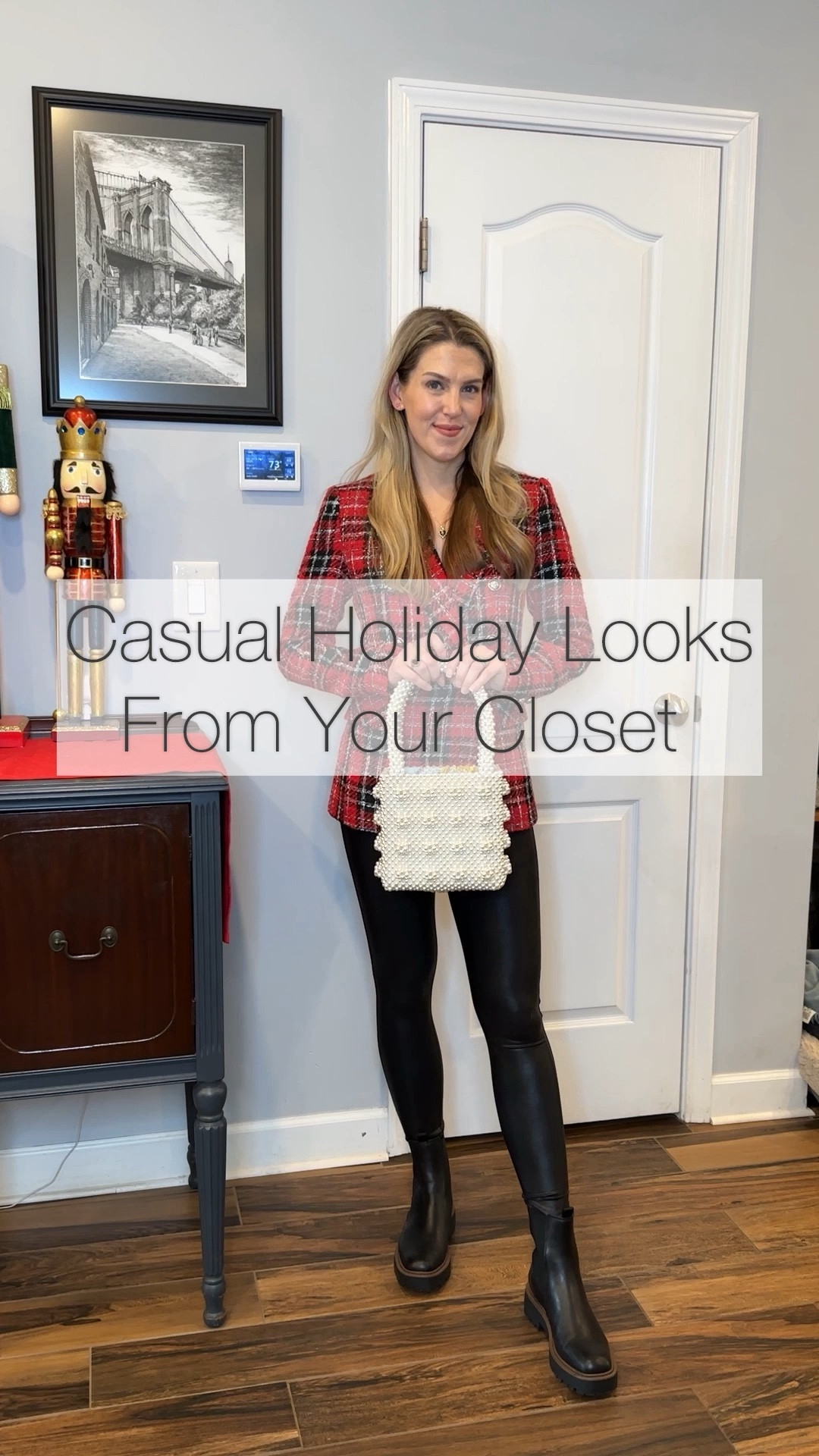 Spanx - order 1 size up from your normal 

Lug sole boots - went with my normal size 7.5

Sweatshirt - went with a size S

#LTKfindsunder100 #LTKSeasonal #LTKHoliday