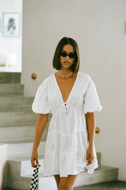 Tarelle Dress - White | SABO SKIRT (Global)