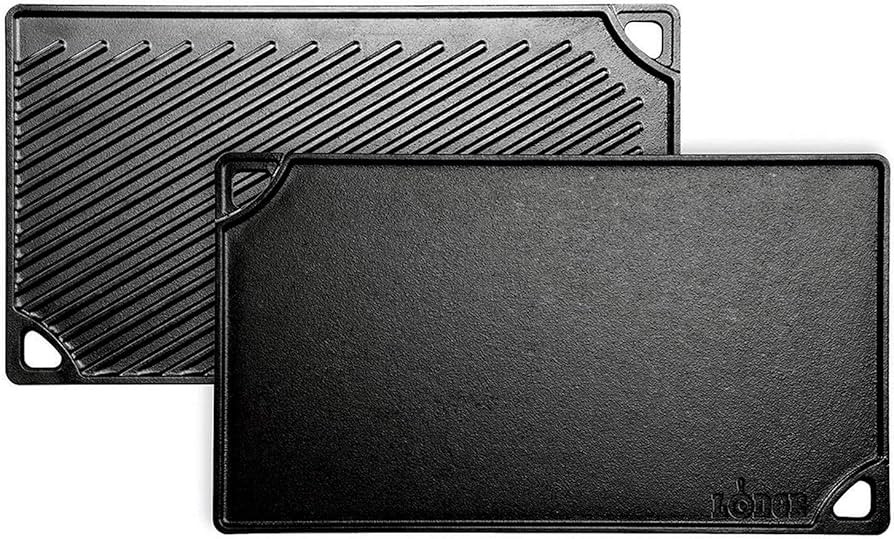 Lodge LDP3 Reversible Grill/Griddle, 9.5-inch x 16.75-inch | Amazon (US)